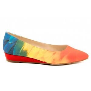 NEW GETAWAY STICKS women's macaw flat shoes - narrow in rainbow
